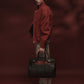 Exclusivo: Bolso Capi Moriarty. Piel Negra & Granate