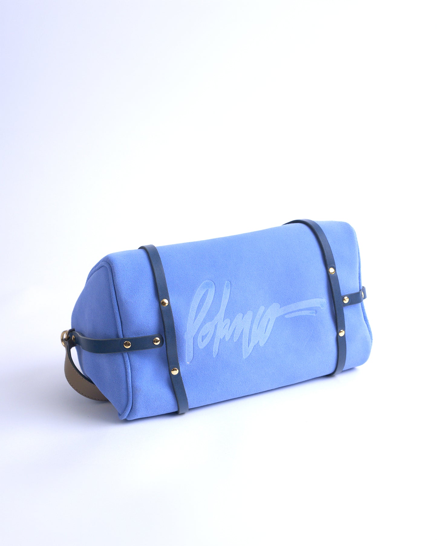Bolso Gizmo Celeste Serraje