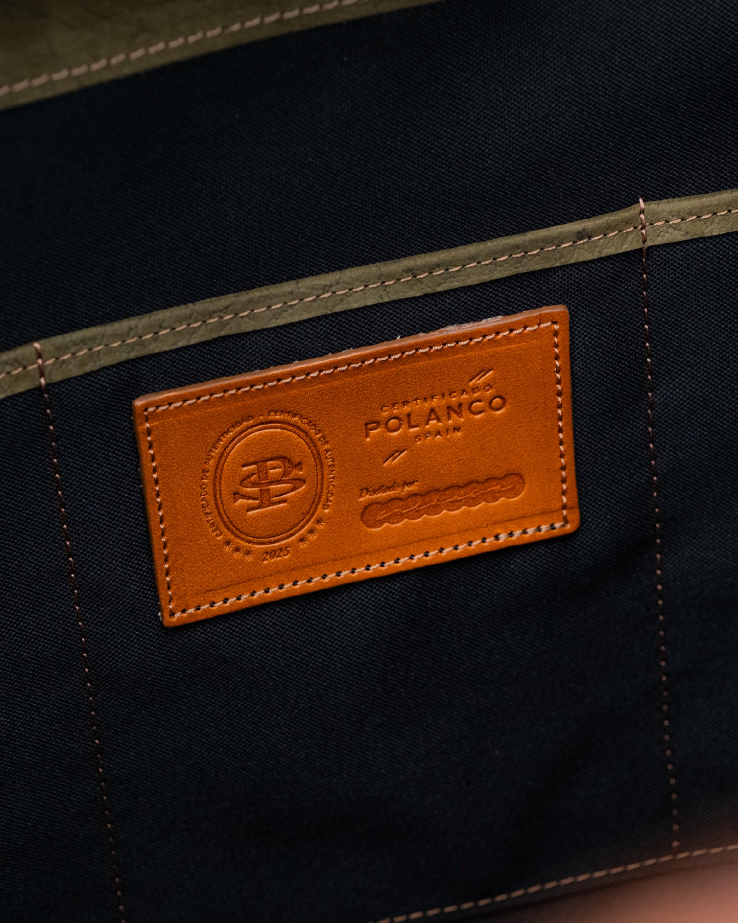 Bolso Capi en piel Verde Nobuck