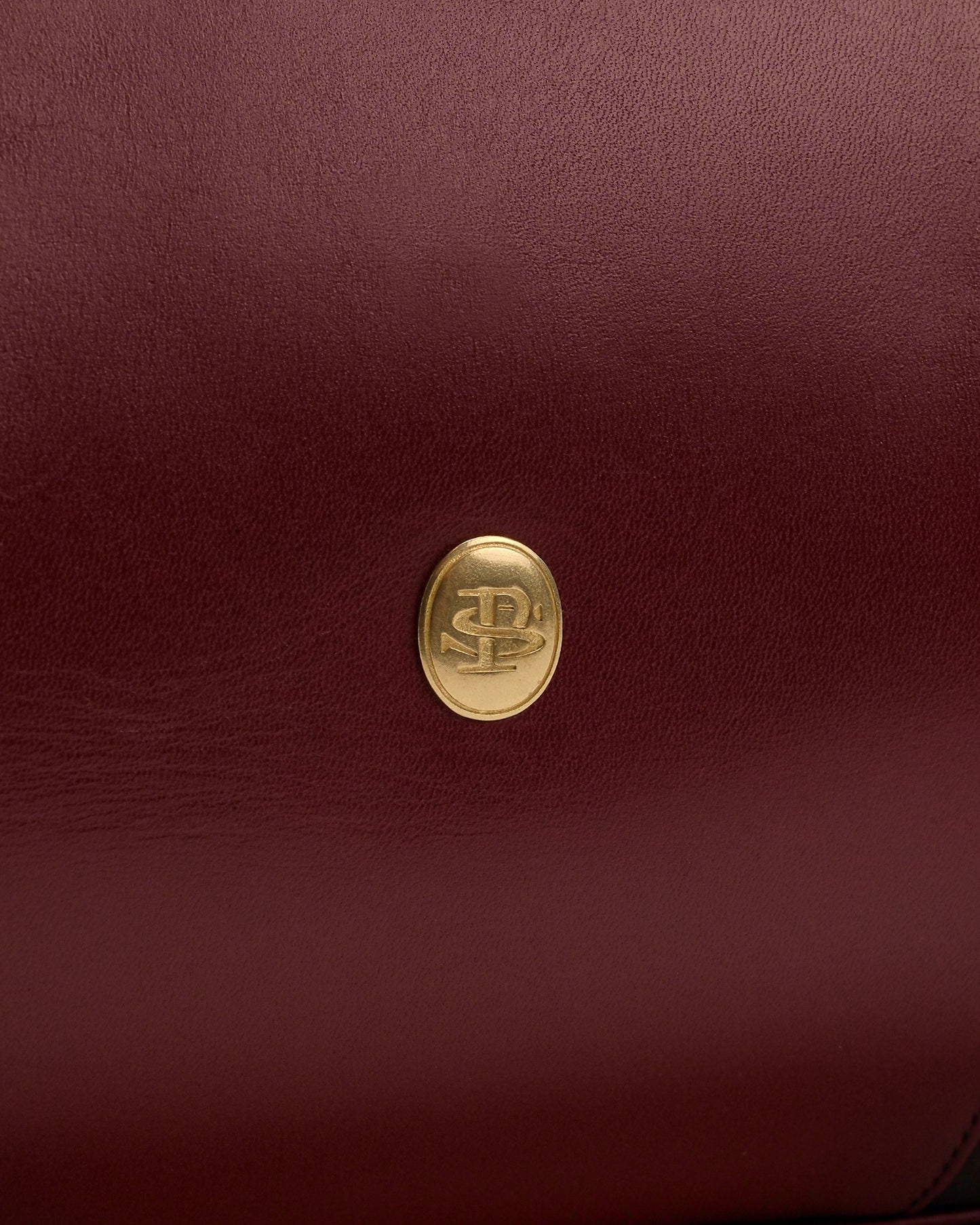 Bolso Capi en piel marrón granulada premium