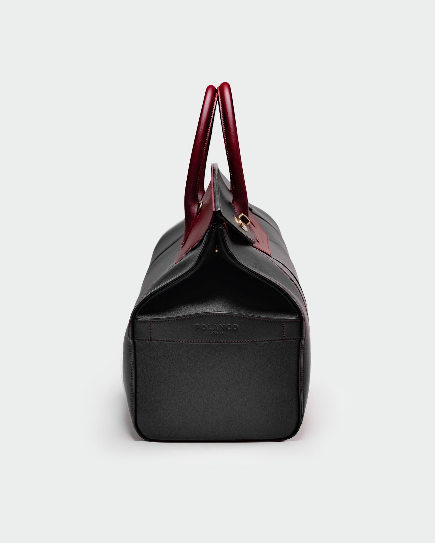 Exclusivo: Bolso Capi Moriarty. Piel Negra & Granate