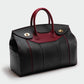 Exclusivo: Bolso Capi Moriarty. Piel Negra & Granate