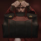 Exclusivo: Bolso Capi Moriarty. Piel Negra & Granate